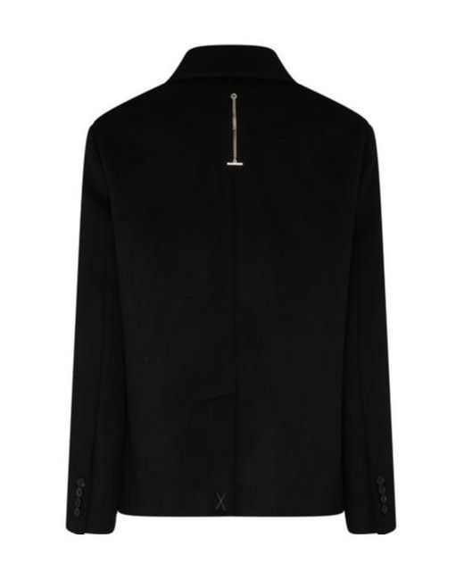 Alexander McQueen Black Wool Coat