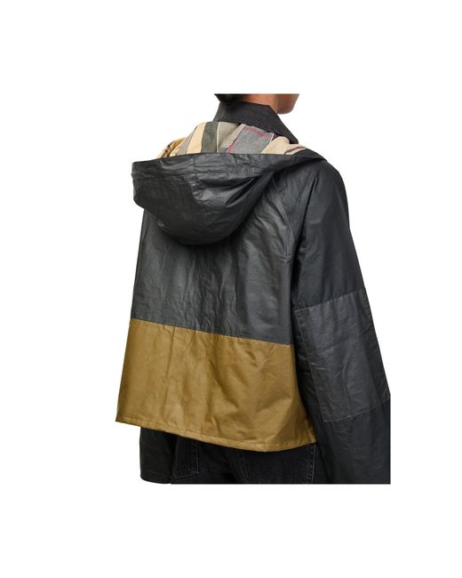 Barbour Black Liza Waxed Jacket