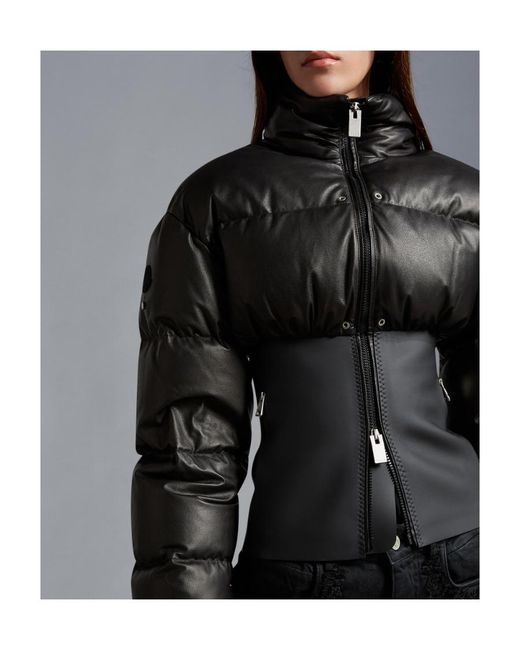 Moncler Black Yongal Short Down Jacket