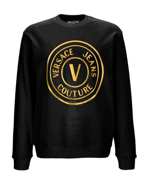 Versace Jeans Black Couture Sweater for men