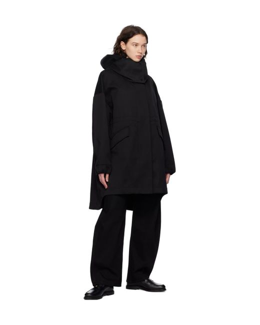 Canada Goose Black Olivine Parker Long-Sleeved Coat