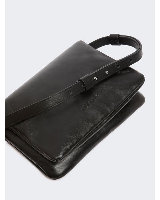 Sportmax Black Mini Softy Chain-Strap Shoulder Bag