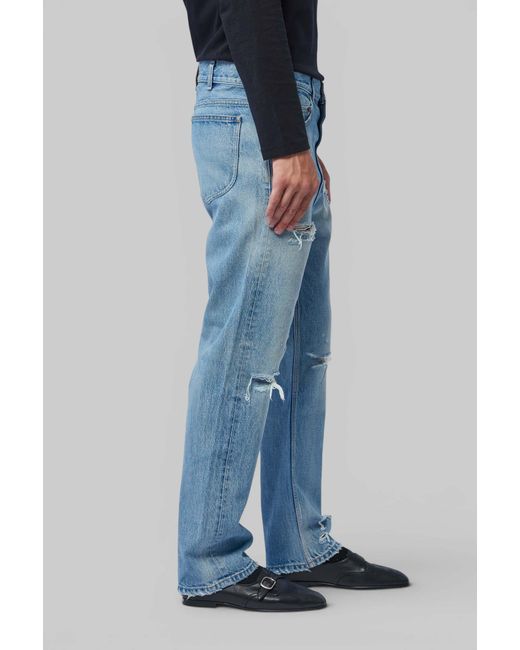 Céline Blue Ripped Jeans for men