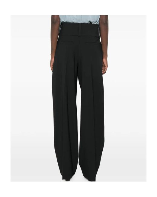 Sportmax Black Spxgirino Straight Leg Pants