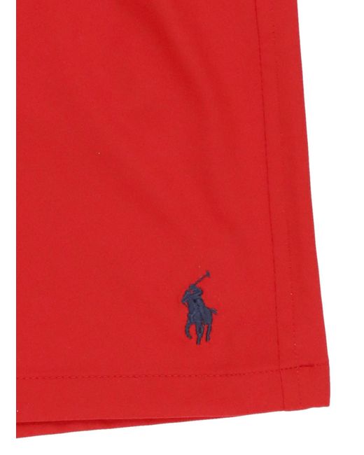 Polo Ralph Lauren Logo Embroidered Swim Trunks for men