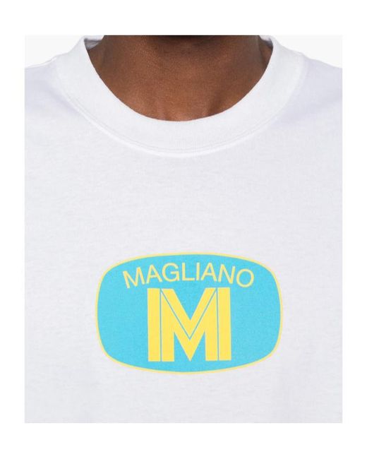 Magliano White Short-Sleeved T-Shirt for men
