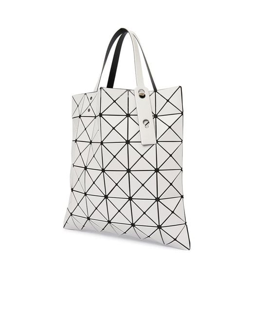 Issey Miyake White Logo Handbag