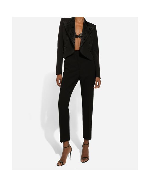 Dolce & Gabbana Black Tailored Trousers
