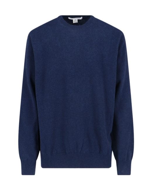 Comme des Garçons Blue Comme Des Garçons Shirt Crewneck Knitted Jumper for men