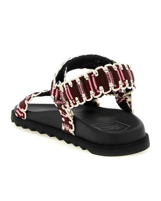 Roger Vivier White Slingback Sandals