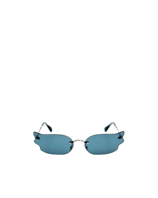 Jimmy Choo Blue Eyewear Cat-Eye Sunglasses