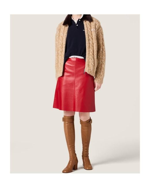 Miu Miu Natural Cashmere Cardigan