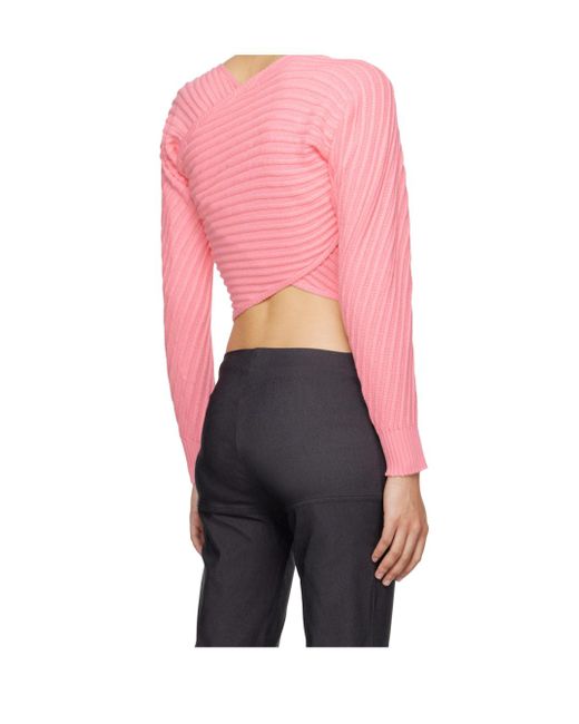 GIMAGUAS Pink Marianne Mangas Sweater