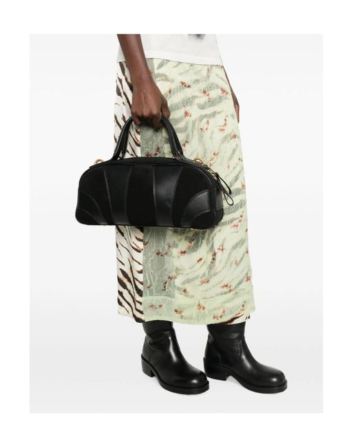 Dries Van Noten Black Zippered Handbag