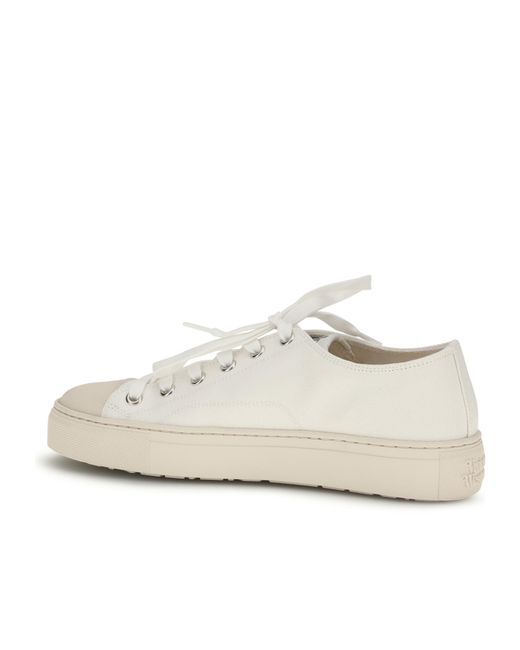 Vivienne Westwood White Orb Embroidered Low-Top Sneakers