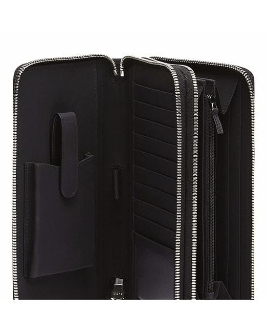 Gucci Black Double G Embossed Wallet for men