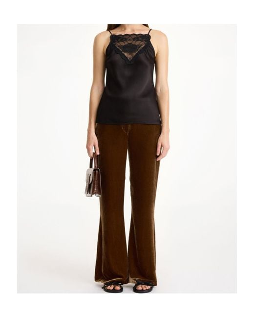 By Malene Birger Brown Flared Casual Pants