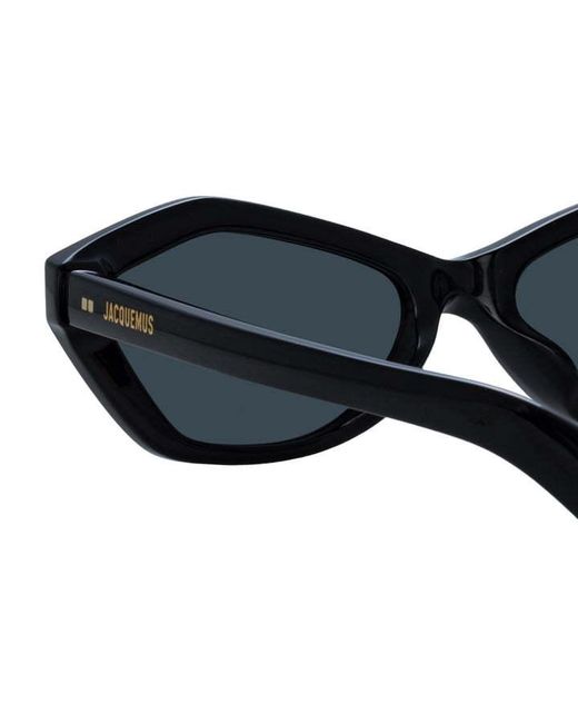 Jacquemus White Logo Sunglasses