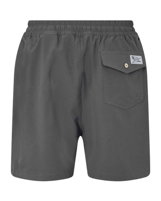 Polo Ralph Lauren Gray Traveller Swim Shorts for men