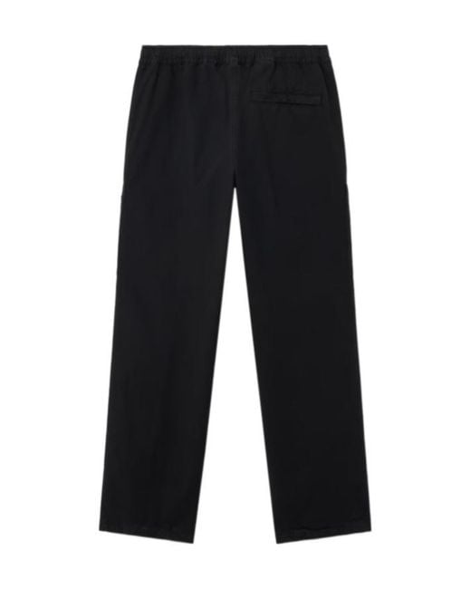 Stone Island Blue Logo Patch Cargo Pants for men
