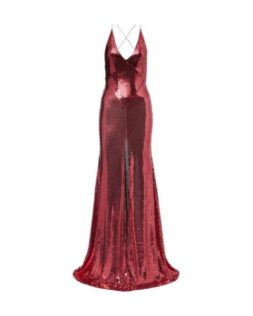 Alex Perry Red Sequined Gown