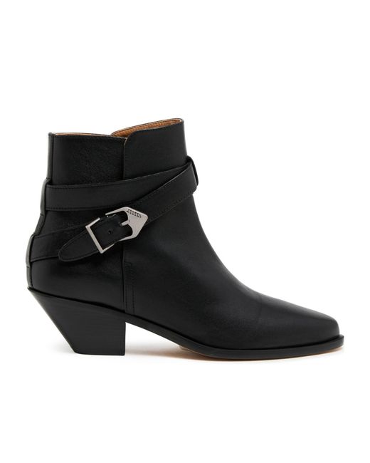 Isabel Marant Black Deivy Ankle Boots