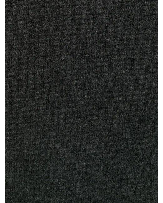 Uma Wang Black 'Plain Ws' Scarf for men