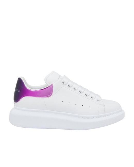 McQueen Purple Oversized Low-Top Sneakers