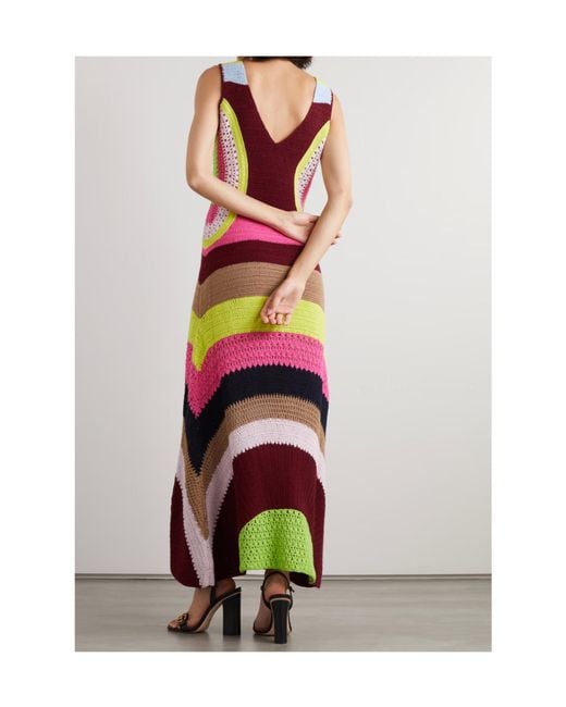 Gabriela Hearst Multicolor Ocon Striped Wool And Cashmere-Blend Maxi Dress