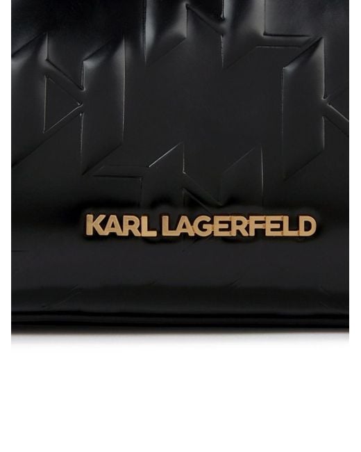 Karl Lagerfeld Black Small K/Skuare Tote Bag