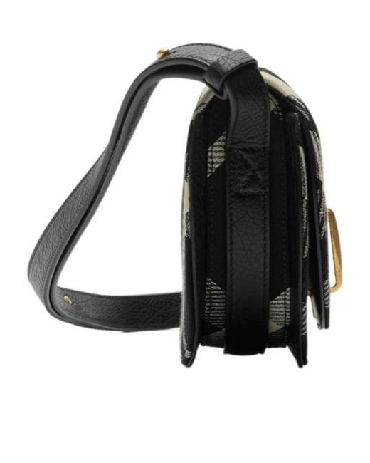 Burberry Black Rocking Horse Mini Bag