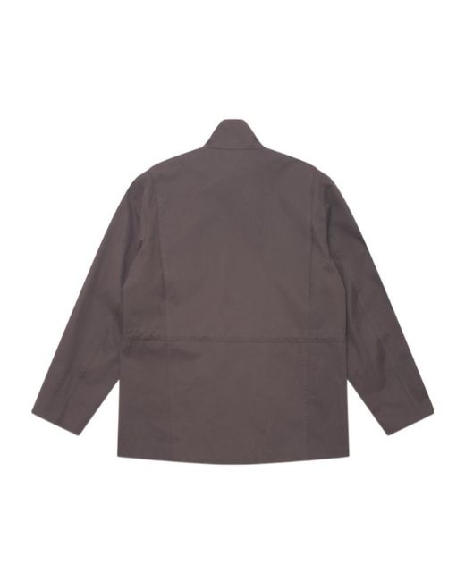 The Row Gray Long-Sleeved Casual Jacket
