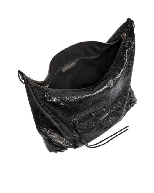Balenciaga Black Le City Hobo Bag Large