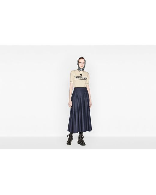 Dior Natural Short-Sleeved Sweater