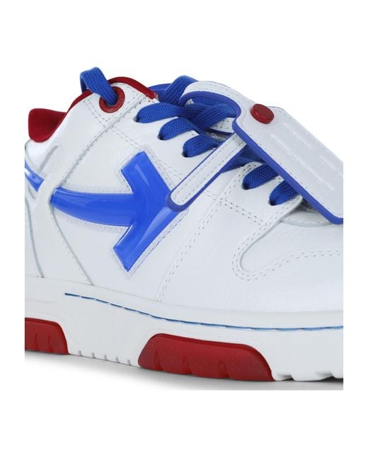 Off-White c/o Virgil Abloh Blue Out Of Office Bubble Arrow Sneakers for men