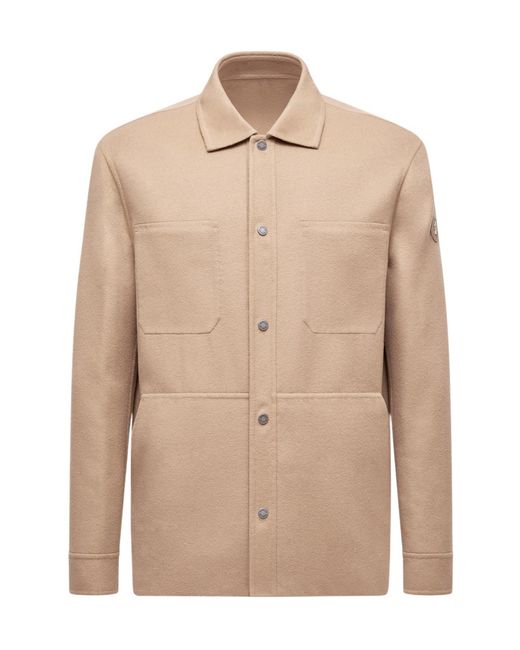 Moncler Natural Tagnit Reversible Shirt Jacket for men