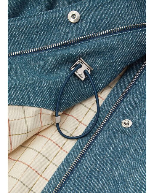 Loro Piana Blue Long-Sleeved Jacket