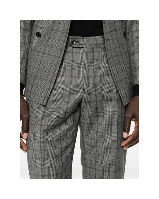 Tagliatore Gray Long-Sleeve Suit Set for men