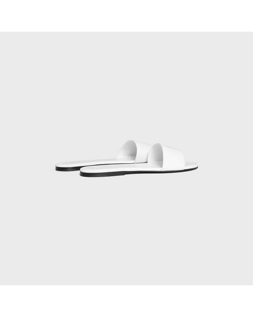 Céline White Coast Slippers