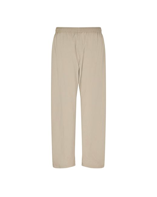 Balenciaga Natural Logo Casual Trousers