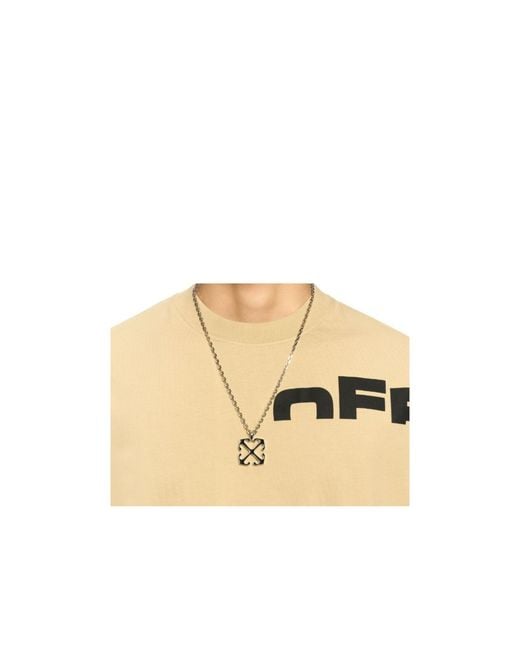 Off-White c/o Virgil Abloh White Arrows Chain-Linked Necklace for men