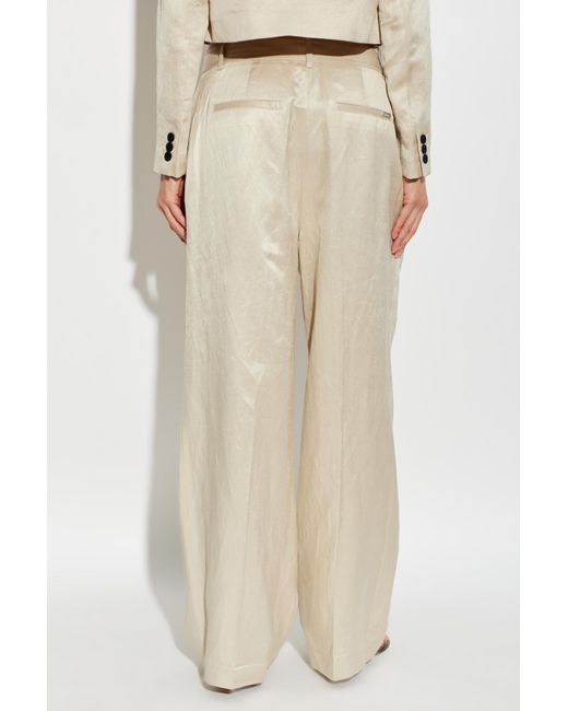 AllSaints Natural Helena Wide-Leg Pants