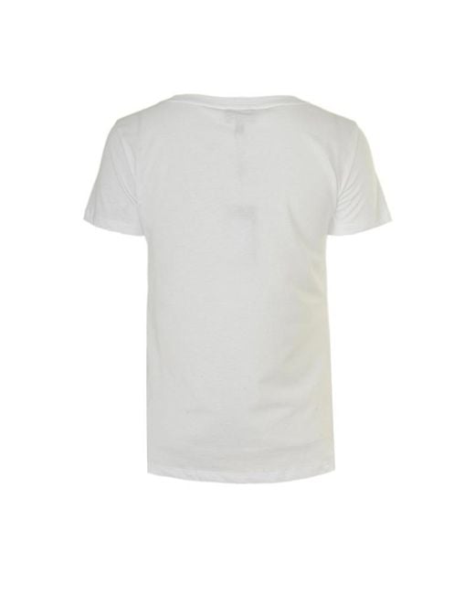Armani Jeans White Printed T-Shirt