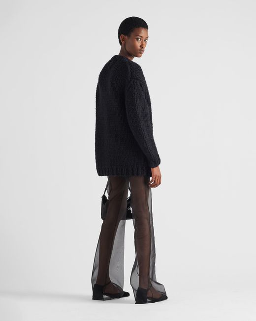 Prada Blue Organza Pants