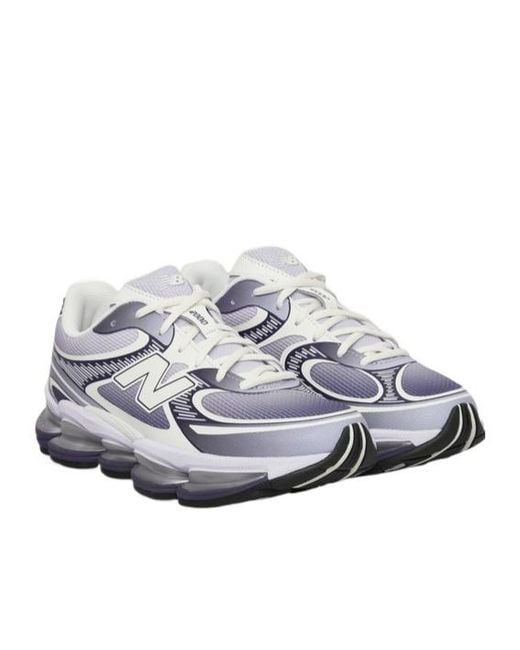 New Balance White 2000 Mesh Low-Top Sneakers for men