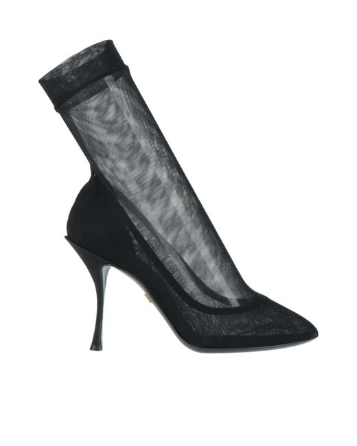 Dolce & Gabbana Black Ankle Boots