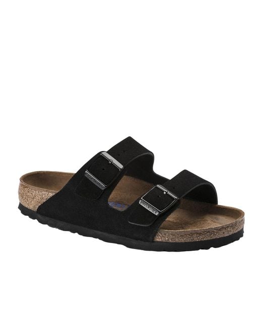 Birkenstock Black Arizona Soft Footbed Sandals for men