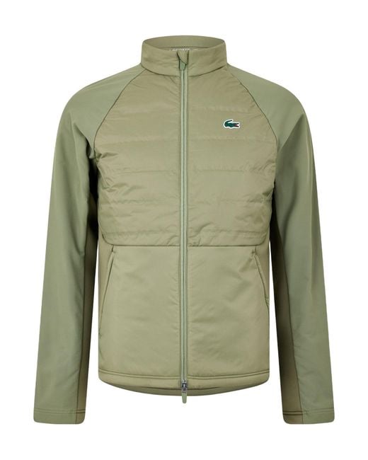 Lacoste Green Fabric Lightweight Jacket for men
