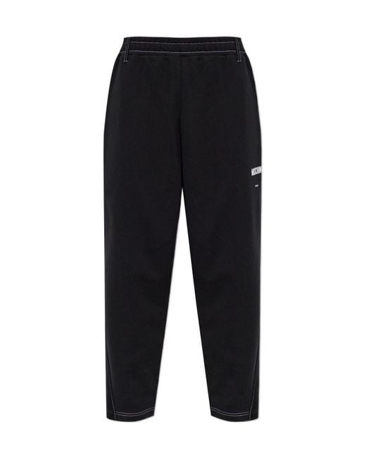 Moschino Black Logo Printed Sweatpants for men