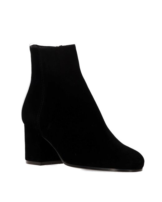 Via Roma 15 Black Round Toe Heeled Boots